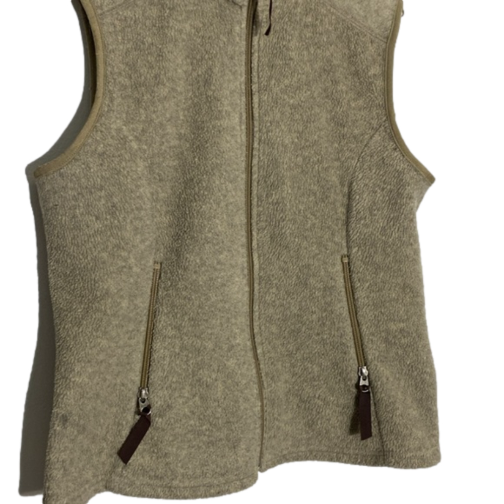 Vintage Patagonia Light Brown Synchilla Vest Women’s Size Medium PRICE FIRM 💥 - Picture 3 of 10